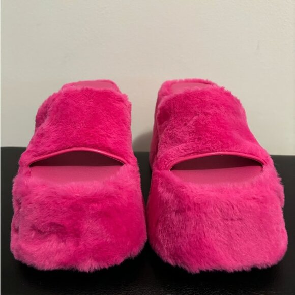 Dolls Kill x Delia's Jetset Jealousy Platform Sandals Pink New in box - Picture 3 of 3